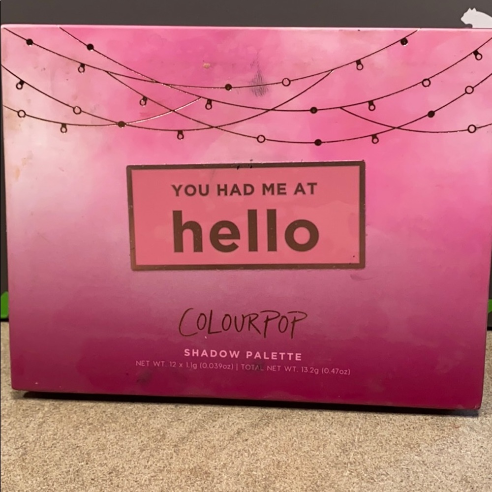 Colourpop - You Had Me At hello eye shadow pallet